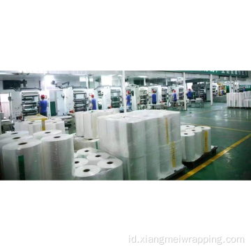 Kemasan Transparan POF Shrink Sheet Wrapping Roll Film